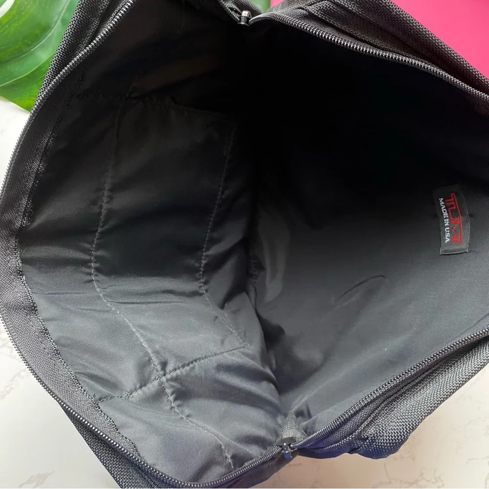 Tumi Black Nylon Laptop Briefcase Business Bag